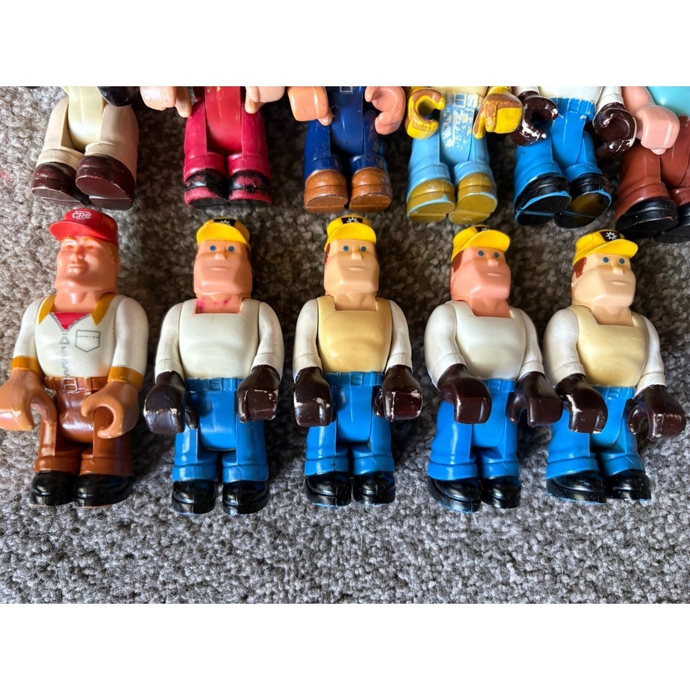 Vintage LOT of 15 Fisher Price Husky Helpers Construction,/Police and Others - Picture 5 of 9